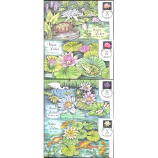 #4964-67 Water Lilies Collins FDC Set