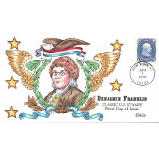 #5079f Benjamin Franklin Collins FDC