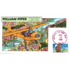#C129 William T. Piper Collins FDC
