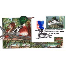 #RW61 Red-Breasted Merganser Collins FDC