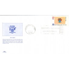 #1635 New Jersey State Flag Colonial FDC