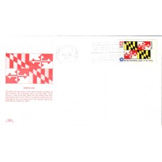 #1639 Maryland State Flag Colonial FDC
