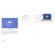 #1641 New Hampshire State Flag Colonial FDC