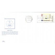 #1645 Rhode Island State Flag Colonial FDC