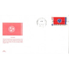 #1648 Tennessee State Flag Colonial FDC