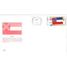 #1652 Mississippi State Flag Colonial FDC