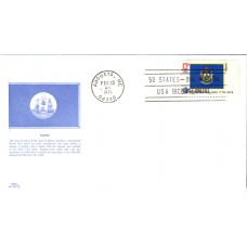 #1655 Maine State Flag Colonial FDC