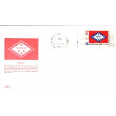 #1657 Arkansas State Flag Colonial FDC