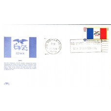 #1661 Iowa State Flag Colonial FDC