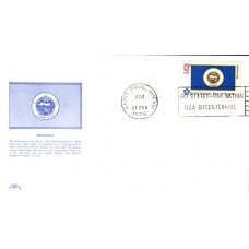 #1664 Minnesota State Flag Colonial FDC