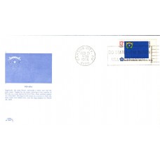 #1668 Nevada State Flag Colonial FDC