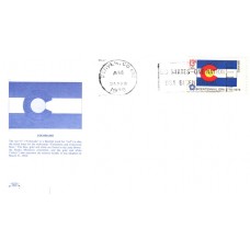 #1670 Colorado State Flag Colonial FDC