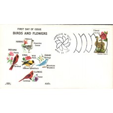 #1963 Hawaii Birds - Flowers Colonial FDC