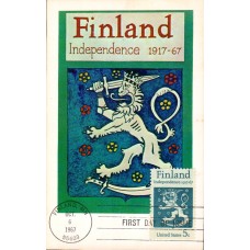 #1334 Finland Independence Colorano Maxi FDC