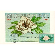 #1337 Mississippi Statehood Colorano Maxi FDC