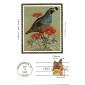 #1957 California Birds - Flowers Colorano Maxi FDC