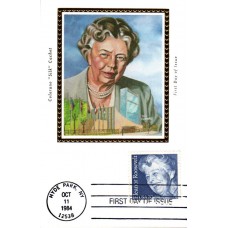 #2105 Eleanor Roosevelt Colorano Maxi FDC