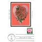 #2378 Love - Rose Colorano Maxi FDC