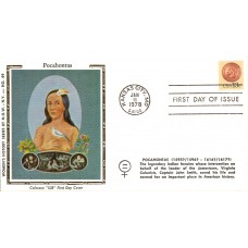 #1734 Indian Head Penny NOW Colorano FDC