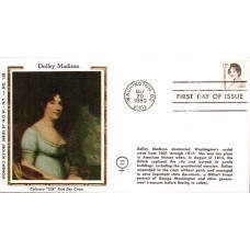#1822 Dolley Madison NOW Colorano FDC
