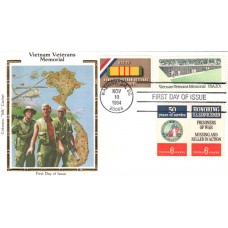 #2109 Vietnam Veterans Memorial Combo Colorano FDC