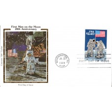 #2419 First Moon Landing Colorano FDC