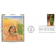 #2426 Southwest Carved Figure Colorano FDC