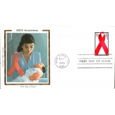 #2806 AIDS Awareness Colorano FDC