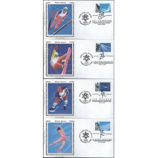 #3552-55 Winter Olympic Sports Colorano Event Set