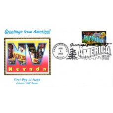 #3588 Greetings From Nevada Colorano FDC