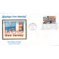 #3590 Greetings From New Jersey Colorano FDC