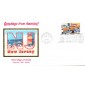#3725 Greetings From New Jersey Colorano FDC