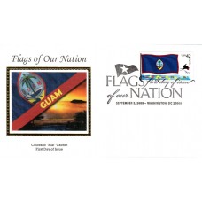 #4286 FOON: Guam Flag Colorano FDC