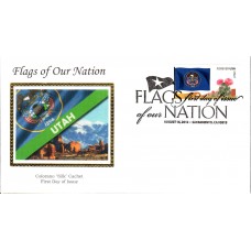 #4324 FOON: Utah State Flag Colorano FDC 