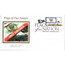 #4329 FOON: West Virginia State Flag Colorano FDC 