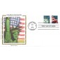 #4486-87 Statue of Liberty - US Flag Colorano FDC