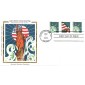 #4488-89 Statue of Liberty - US Flag PNC Colorano FDC