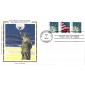 #4490-91 Statue of Liberty - US Flag PNC Colorano FDC