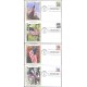#4782-85 Flags For All Seasons Colorano FDC Set