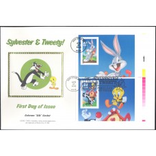 #3204 Sylvester and Tweety Combo Colorano FDC