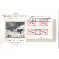#3210 Western Cattle in Storm Colorano FDC