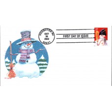 #3677 Snowmen CompuChet FDC