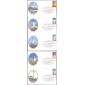 #4791-95 New England Lighthouses CompuChet FDC Set