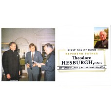 #5242 Father Theodore Hesburgh CompuChet FDC