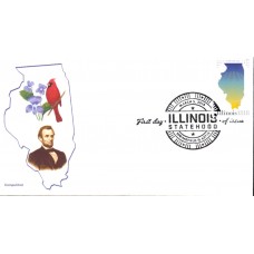 #5274 Illinois Statehood CompuChet FDC
