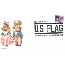 #5344 US Flag CompuChet FDC