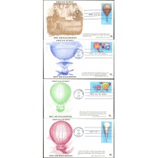 #2032-35 Hot Air Ballooning Conestoga FDC Set