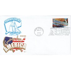 #3567 Greetings From Connecticut Covercraft FDC