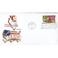 #3573 Greetings From Illinois Covercraft FDC