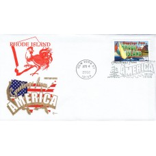 #3599 Greetings From Rhode Island Covercraft FDC